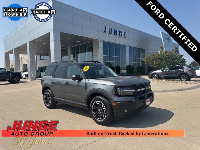 Featured Pre-Owned 2025 Ford Bronco Sport Outer Banks SUV for sale in Hiawatha, IA