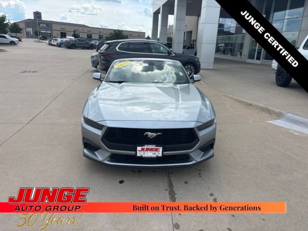 Certified 2025 Ford Mustang Ecoboost Premium Convertible
