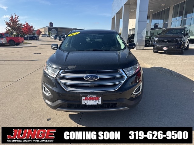 Used 2017 Ford Edge SEL with VIN 2FMPK4J94HBC35911 for sale in North Liberty, IA