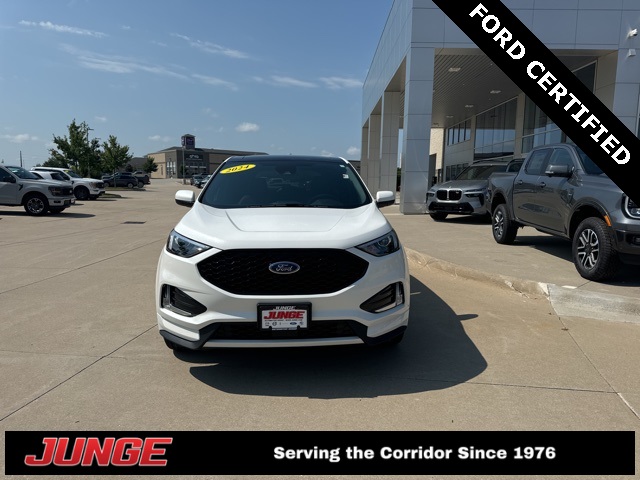 Certified 2024 Ford Edge ST-Line with VIN 2FMPK4J91RBA61667 for sale in North Liberty, IA