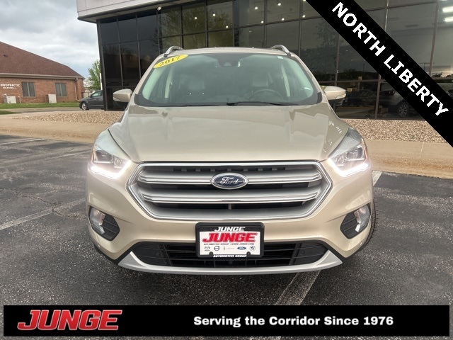 Used 2017 Ford Escape Titanium with VIN 1FMCU0JD3HUC23393 for sale in Hiawatha, IA