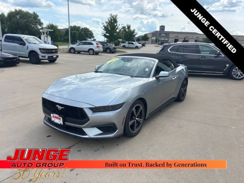 Certified 2025 Ford Mustang Ecoboost Premium Convertible