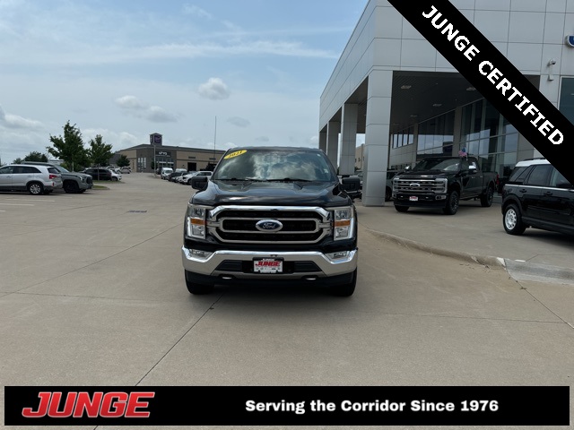 Certified 2021 Ford F-150 XLT with VIN 1FTFW1E52MKD63073 for sale in North Liberty, IA