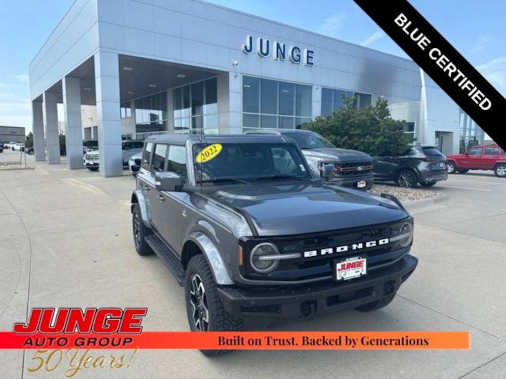 Certified 2022 Ford Bronco Outer Banks SUV