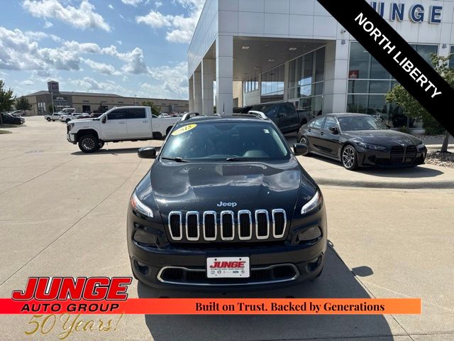 Used 2015 Jeep Cherokee Limited with VIN 1C4PJMDS4FW524823 for sale in North Liberty, IA
