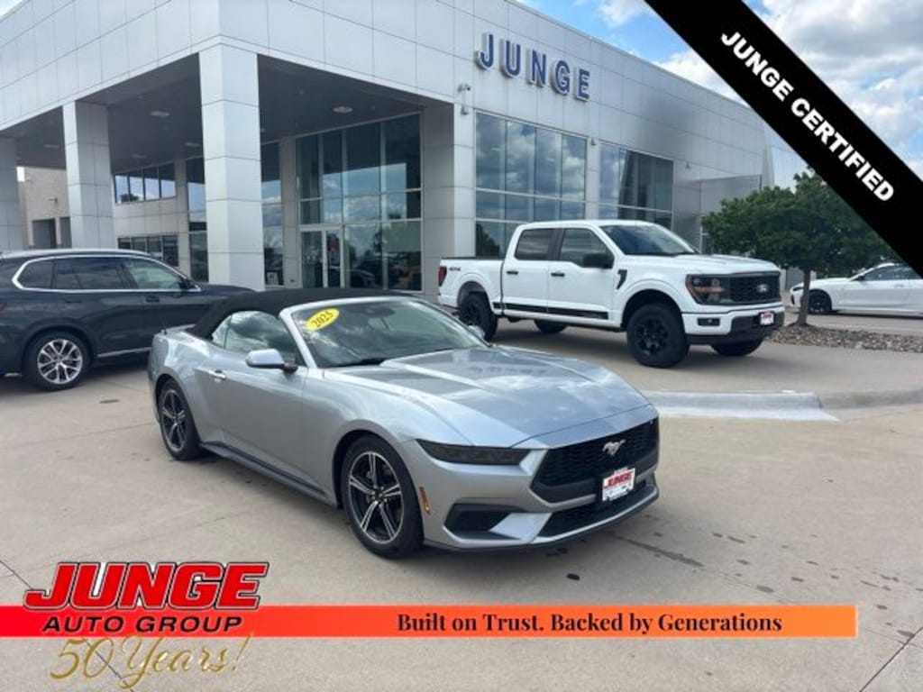 Certified 2025 Ford Mustang Ecoboost Premium Convertible