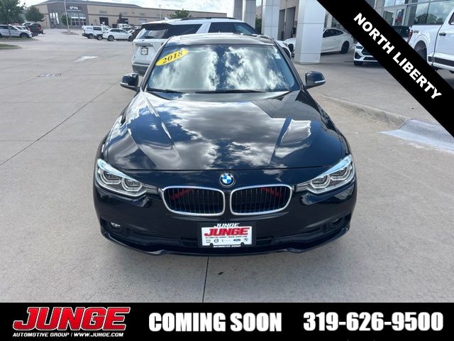 Used 2018 BMW 3 Series 320i with VIN WBA8E5G59JNV01845 for sale in North Liberty, IA