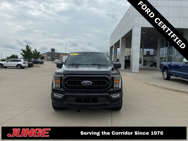 Certified 2022 Ford F-150 XLT with VIN 1FTFW1E85NFB43155 for sale in North Liberty, IA