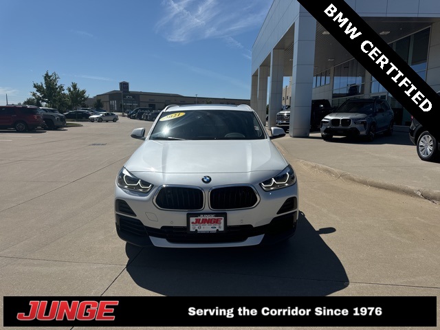 Certified 2021 BMW X2 28i with VIN WBXYJ1C06M5T02695 for sale in North Liberty, IA