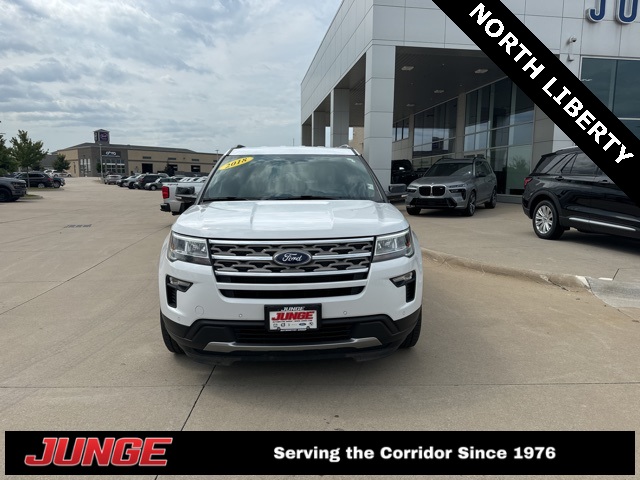 Used 2018 Ford Explorer XLT with VIN 1FM5K8D8XJGA42193 for sale in North Liberty, IA