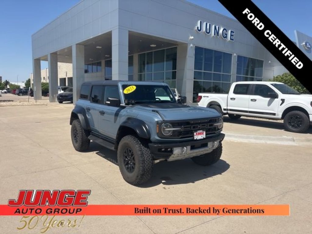 Certified 2023 Ford Bronco Raptor SUV