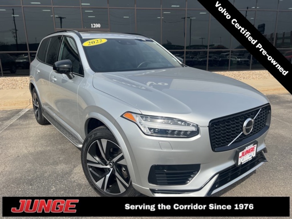 Certified 2022 Volvo XC90 Recharge Plug-In Hybrid T8 R-Design 7 Passenger SUV