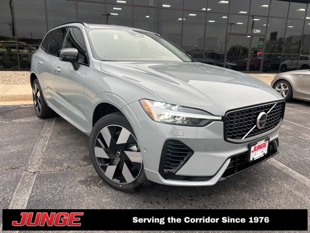 Featured new 2025 Volvo XC60 plug-in hybrid T8 Plus SUV for sale in Hiawatha, IA
