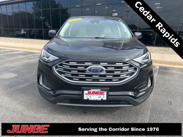 Used 2021 Ford Edge SEL with VIN 2FMPK4J91MBA56915 for sale in Hiawatha, IA