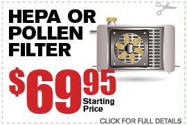 HEPA or Pollen Filter