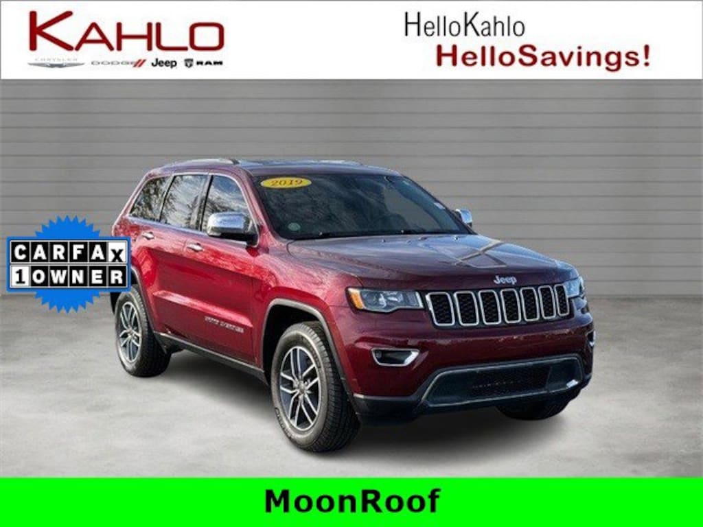 Used 2019 Jeep Grand Cherokee Limited SUV