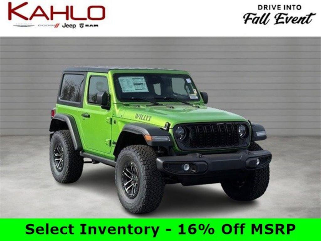 New 2025 Jeep Wrangler Willys Sport Utility