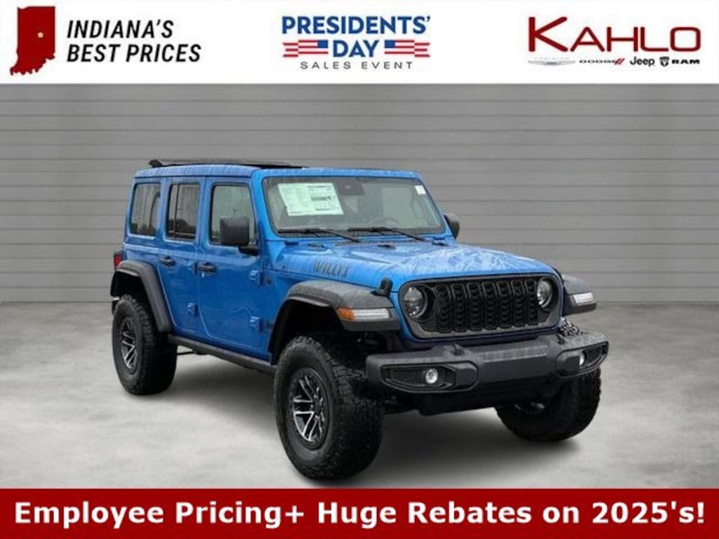 New 2025 Jeep Wrangler Willys Sport Utility