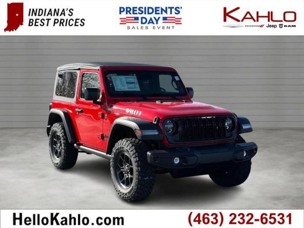 New 2026 Jeep Wrangler Willys Sport Utility