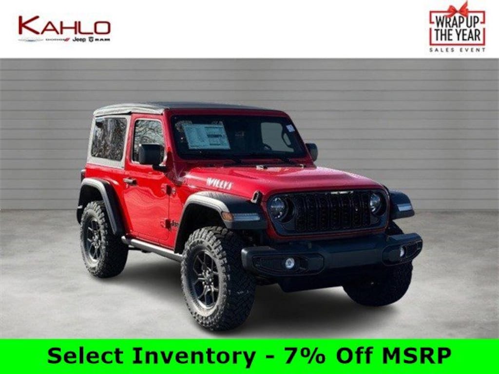 New 2026 Jeep Wrangler Willys Sport Utility