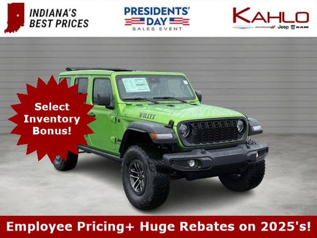 New 2025 Jeep Wrangler Willys Sport Utility