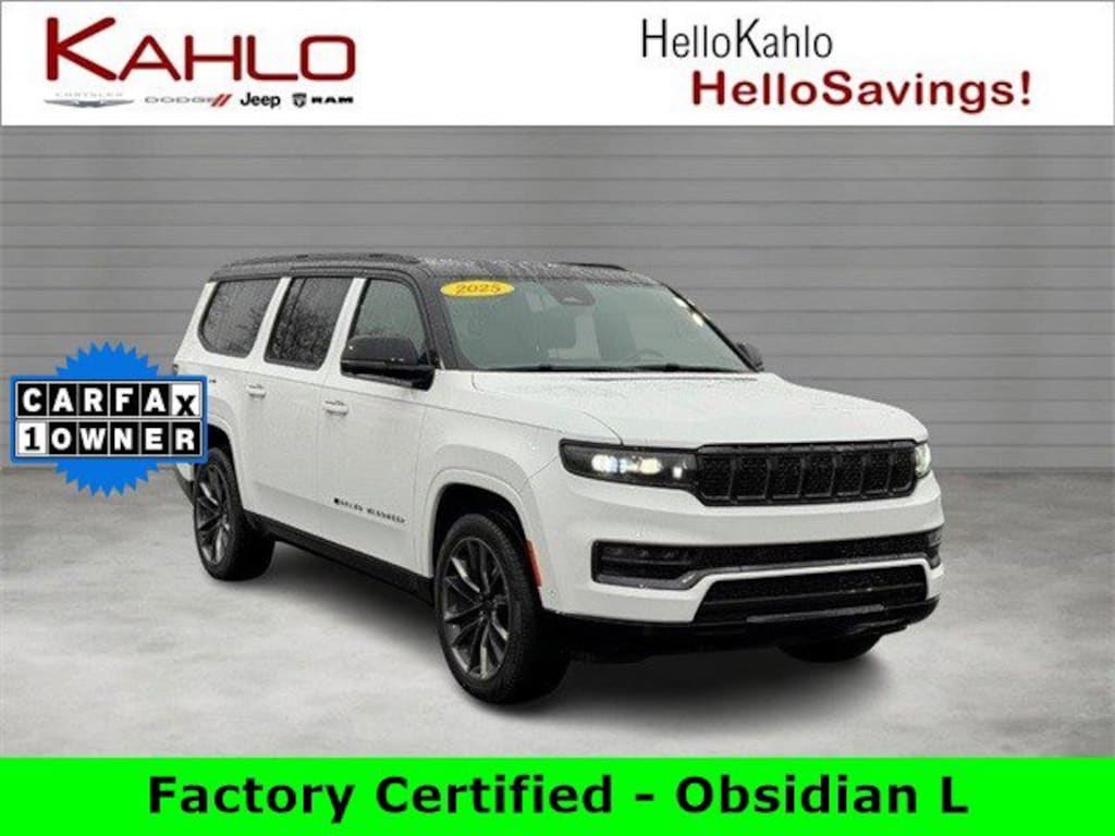 Used 2025 Jeep Grand Wagoneer L Series II Obsidian SUV