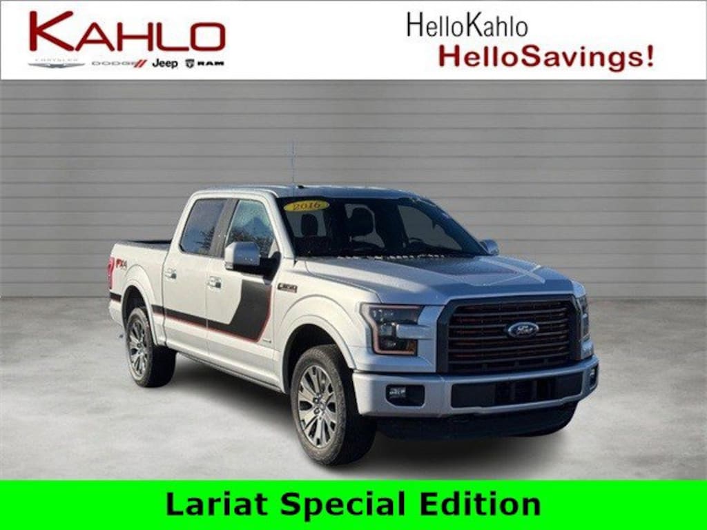 Used 2016 Ford F-150 Lariat Truck SuperCrew Cab