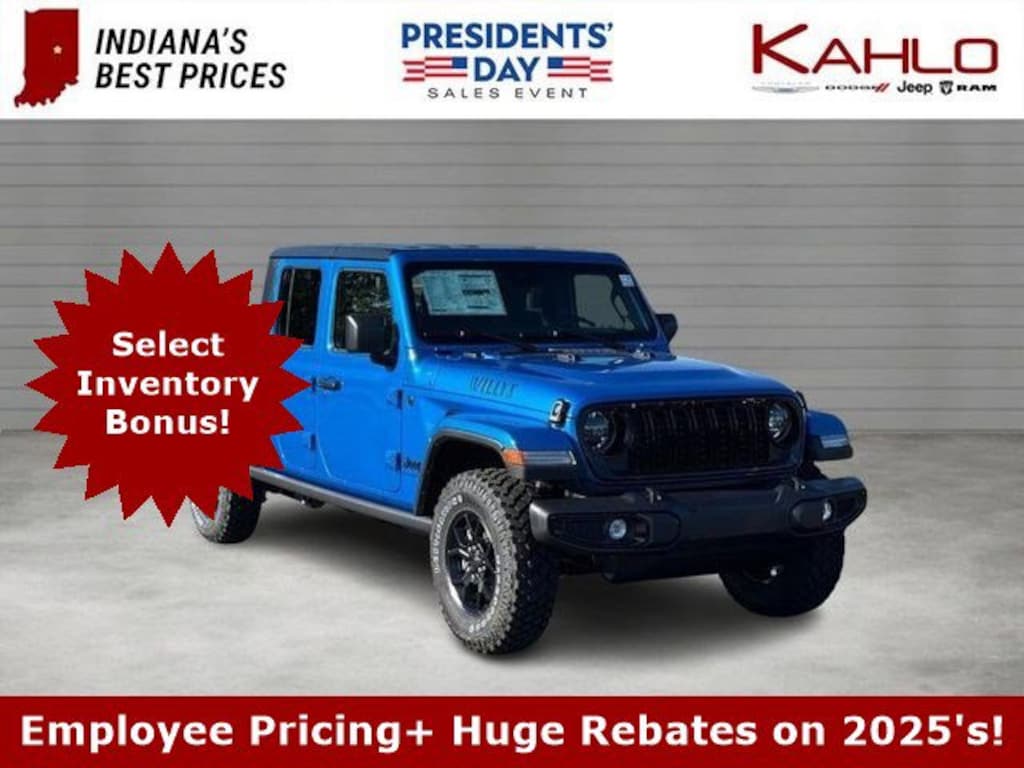 New 2025 Jeep Gladiator Willys Pickup