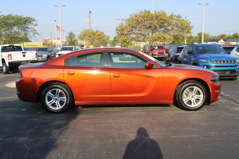 Certified 2021 Dodge Charger SXT with VIN 2C3CDXBG9MH675582 for sale in Noblesville, IN