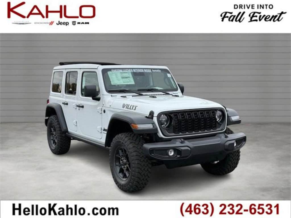 New 2025 Jeep Wrangler Willys Sport Utility