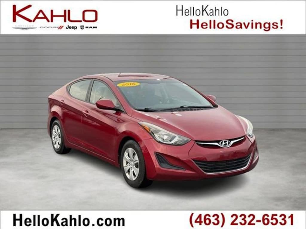 Used 2016 Hyundai Elantra SE Sedan