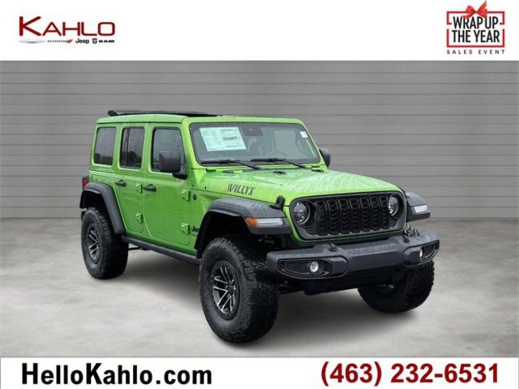 New 2025 Jeep Wrangler Willys Sport Utility