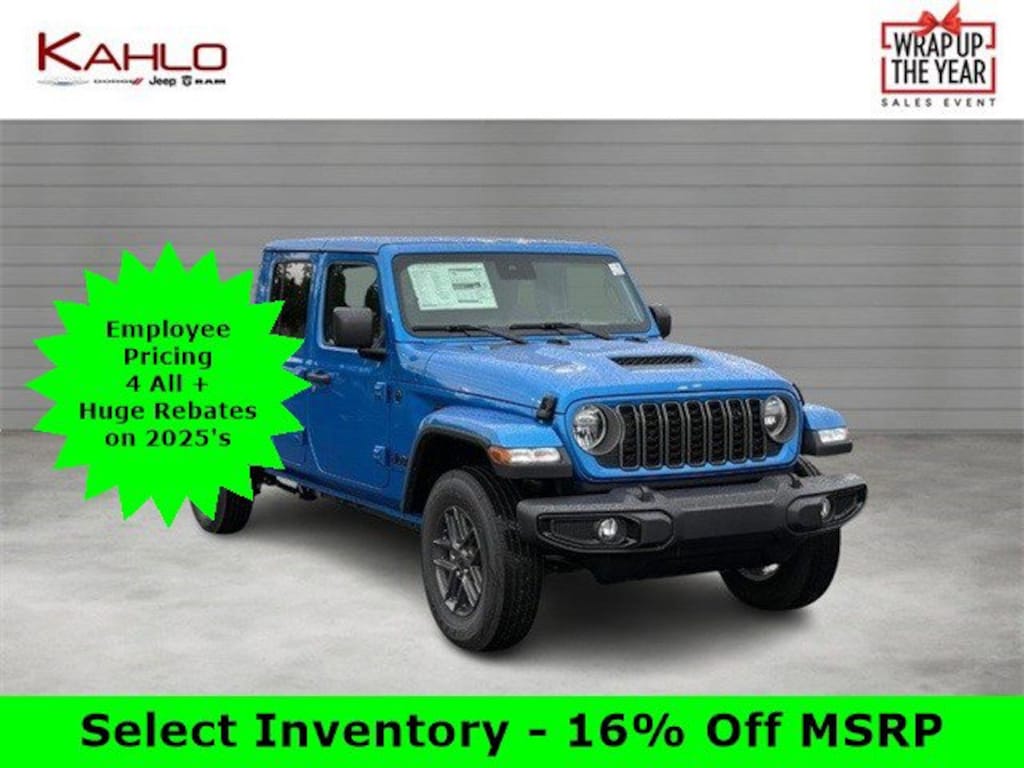 New 2025 Jeep Gladiator Sport S Pickup