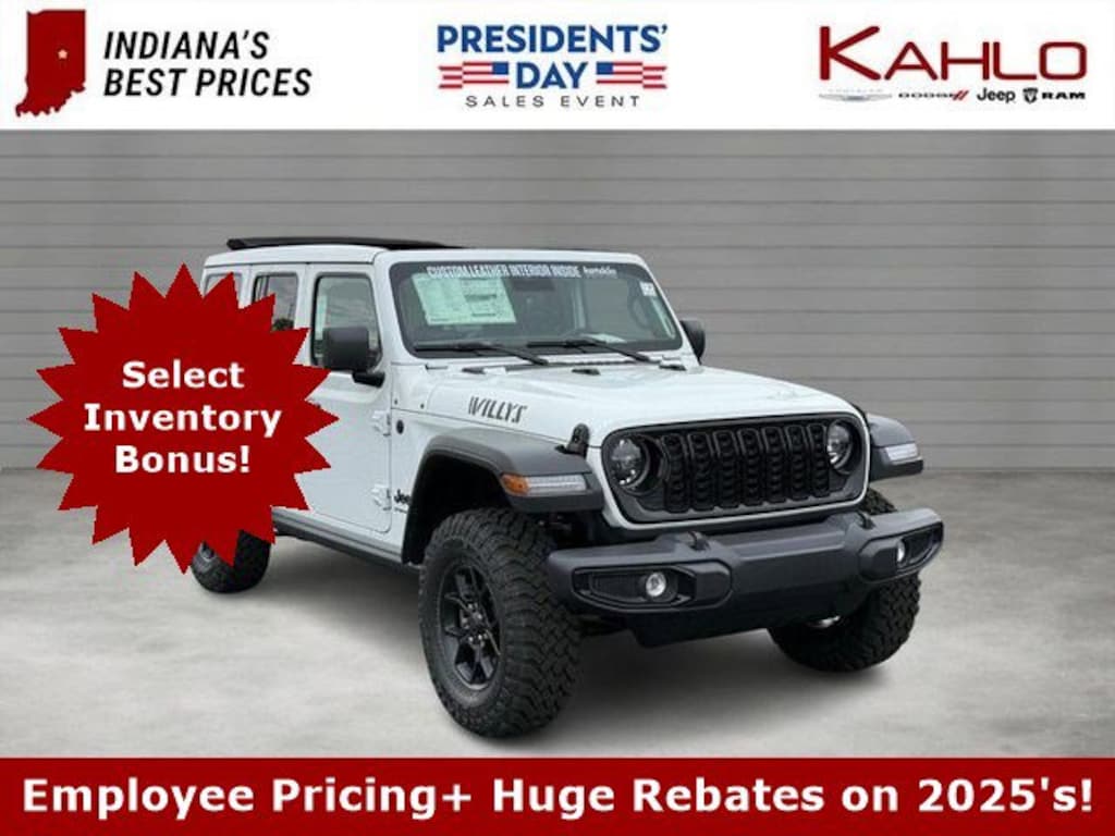 New 2025 Jeep Wrangler Willys Sport Utility