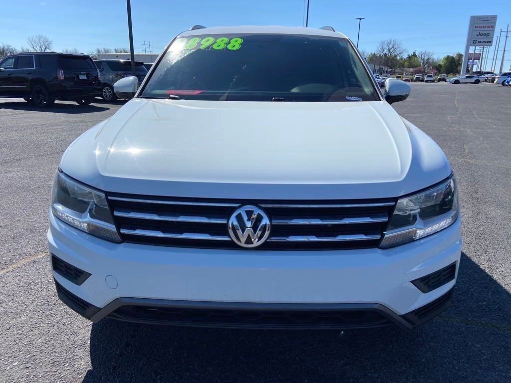 Used 2021 Volkswagen Tiguan S with VIN 3VV0B7AX3MM010850 for sale in Chickasha, OK
