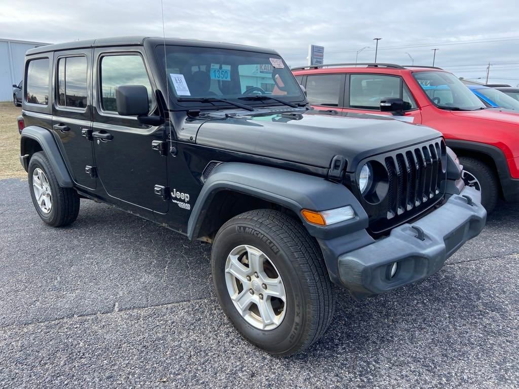 Used 2020 Jeep Wrangler Unlimited Sport S with VIN 1C4HJXDG6LW298832 for sale in Chickasha, OK