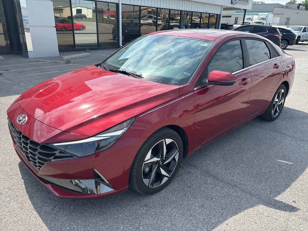 Used 2023 Hyundai Elantra Limited with VIN KMHLP4AGXPU589102 for sale in Chickasha, OK