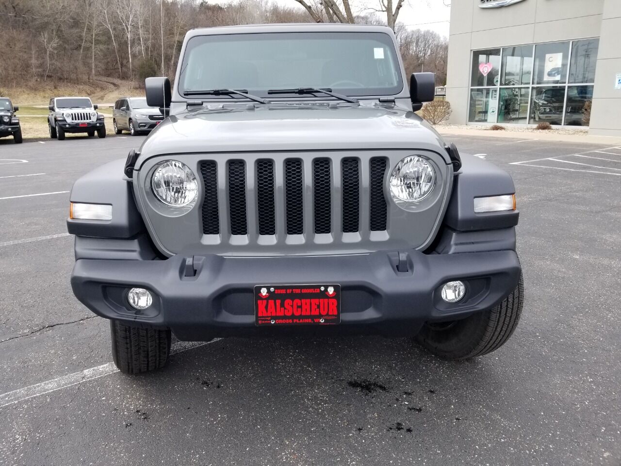 Certified 2023 Jeep Wrangler 2-Door Sport with VIN 1C4GJXAN4PW621828 for sale in Cross Plains, WI