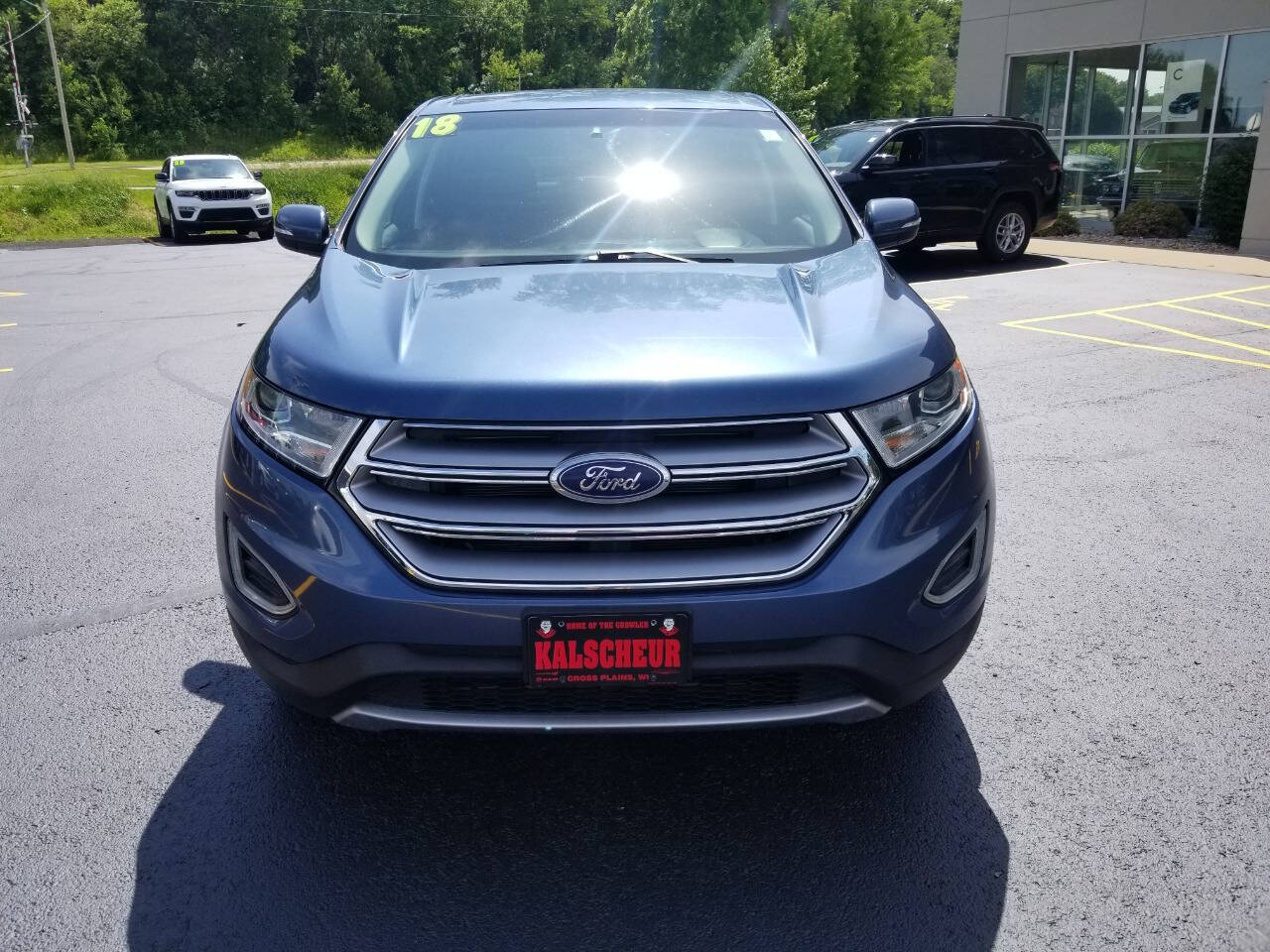 Certified 2018 Ford Edge Titanium with VIN 2FMPK4K95JBB07391 for sale in Cross Plains, WI