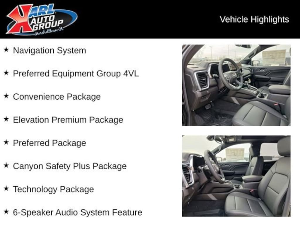 New 2026 GMC Canyon Elevation Truck