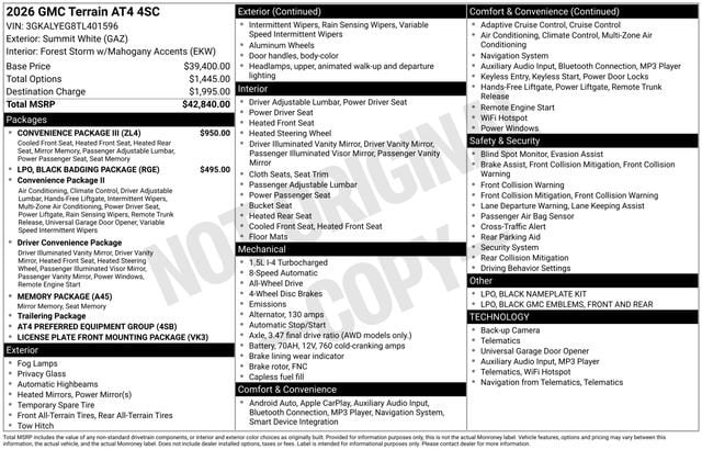 2026 GMC Terrain AT4 - Photo 16