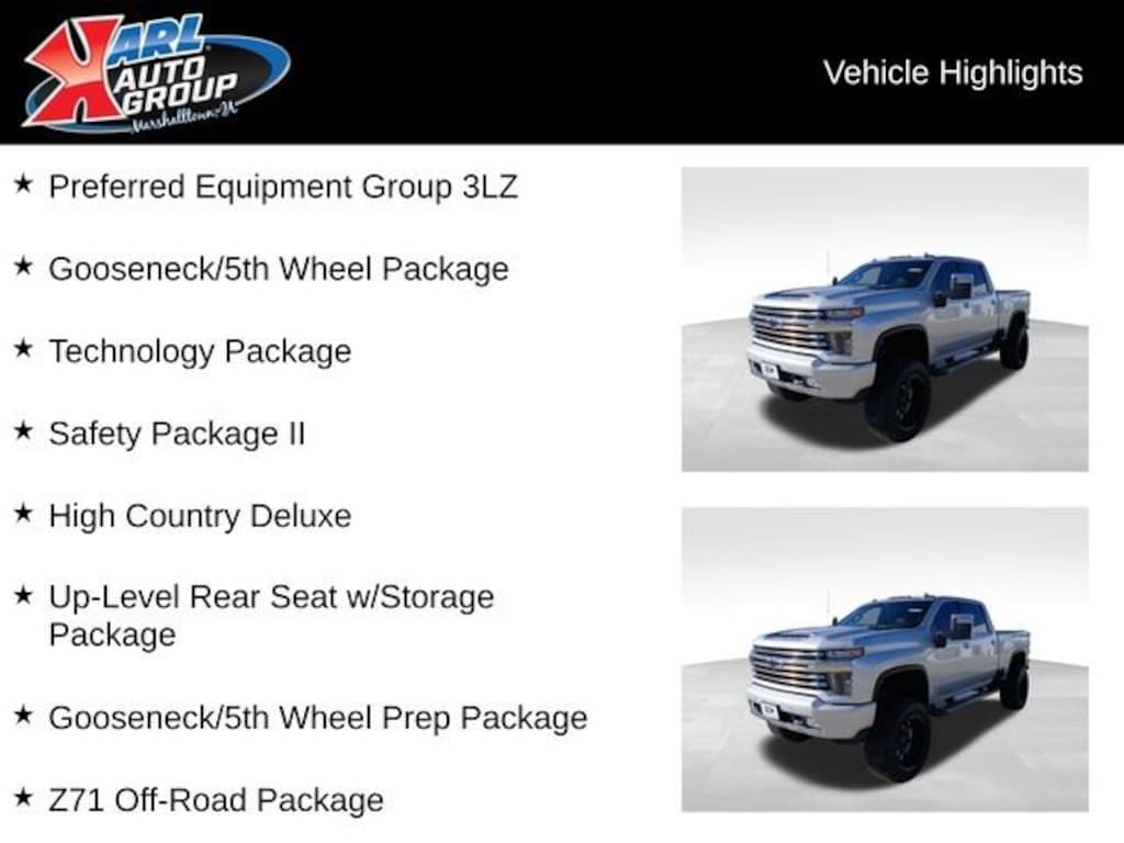 Used 2020 Chevrolet Silverado 2500 HD High Country Truck
