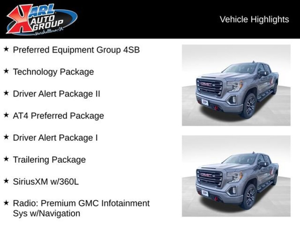 Used 2021 GMC Sierra 1500 AT4 Truck