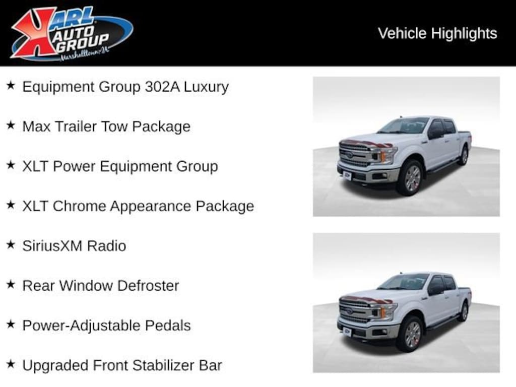 Used 2019 Ford F-150 XLT Truck