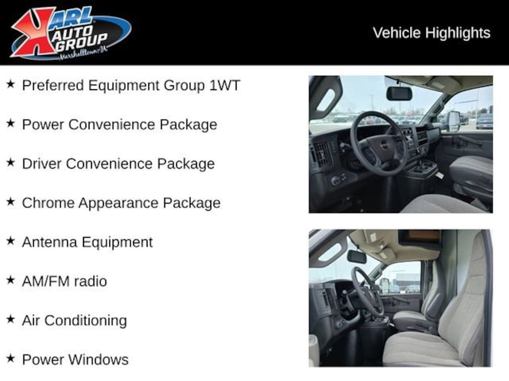 New 2025 GMC Savana Cutaway 3500 1WT Cutaway Van