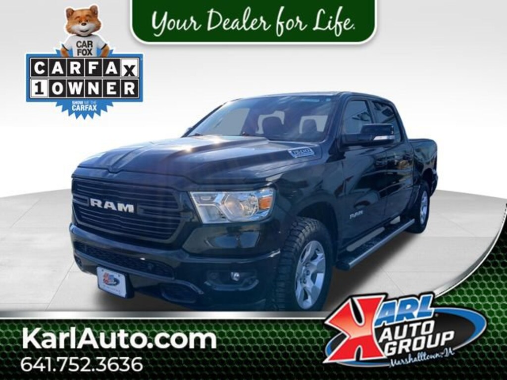 Used 2021 Ram 1500 Big Horn Crew Cab 4x4 57 Box Truck