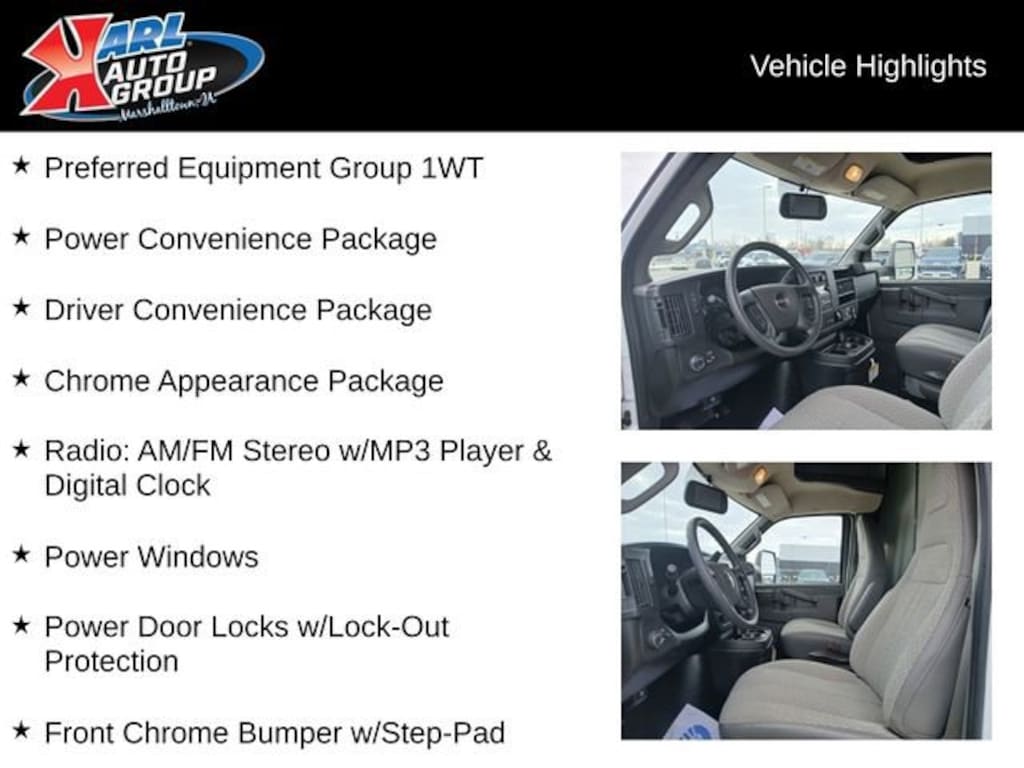 New 2025 GMC Savana Cutaway 3500 1WT Cutaway Van