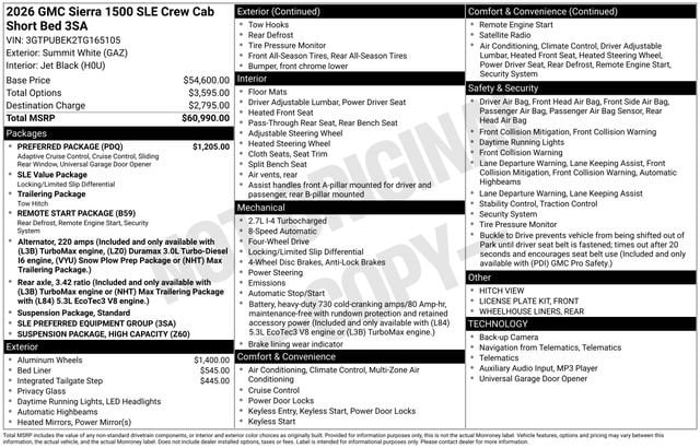 2026 GMC Sierra 1500 SLE - Photo 17