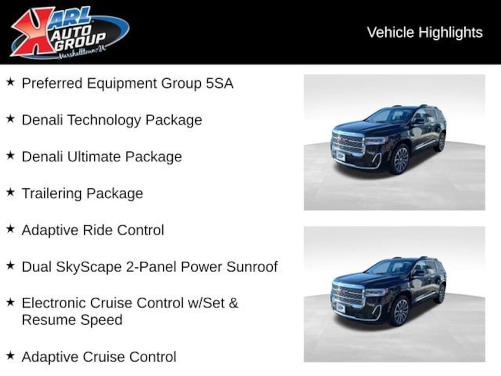 Used 2021 GMC Acadia Denali SUV