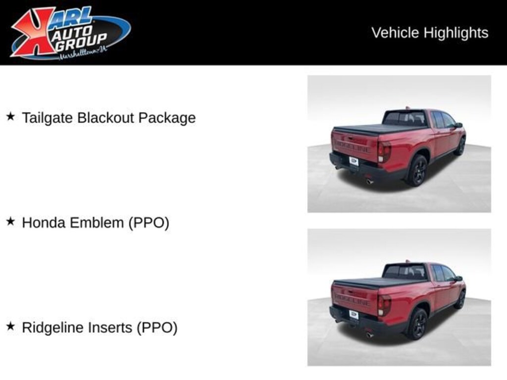 Used 2025 Honda Ridgeline Black Edition Truck